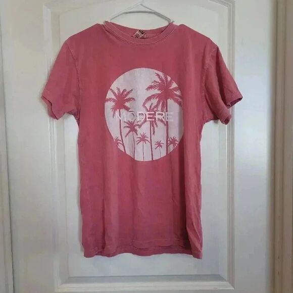 ID Modere Vintage Unisex Adult Flamingo Cotton Short Sleeve T-Shirt - Picture 2 of 6